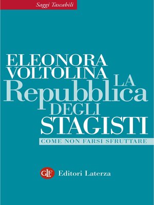 cover image of La Repubblica degli stagisti